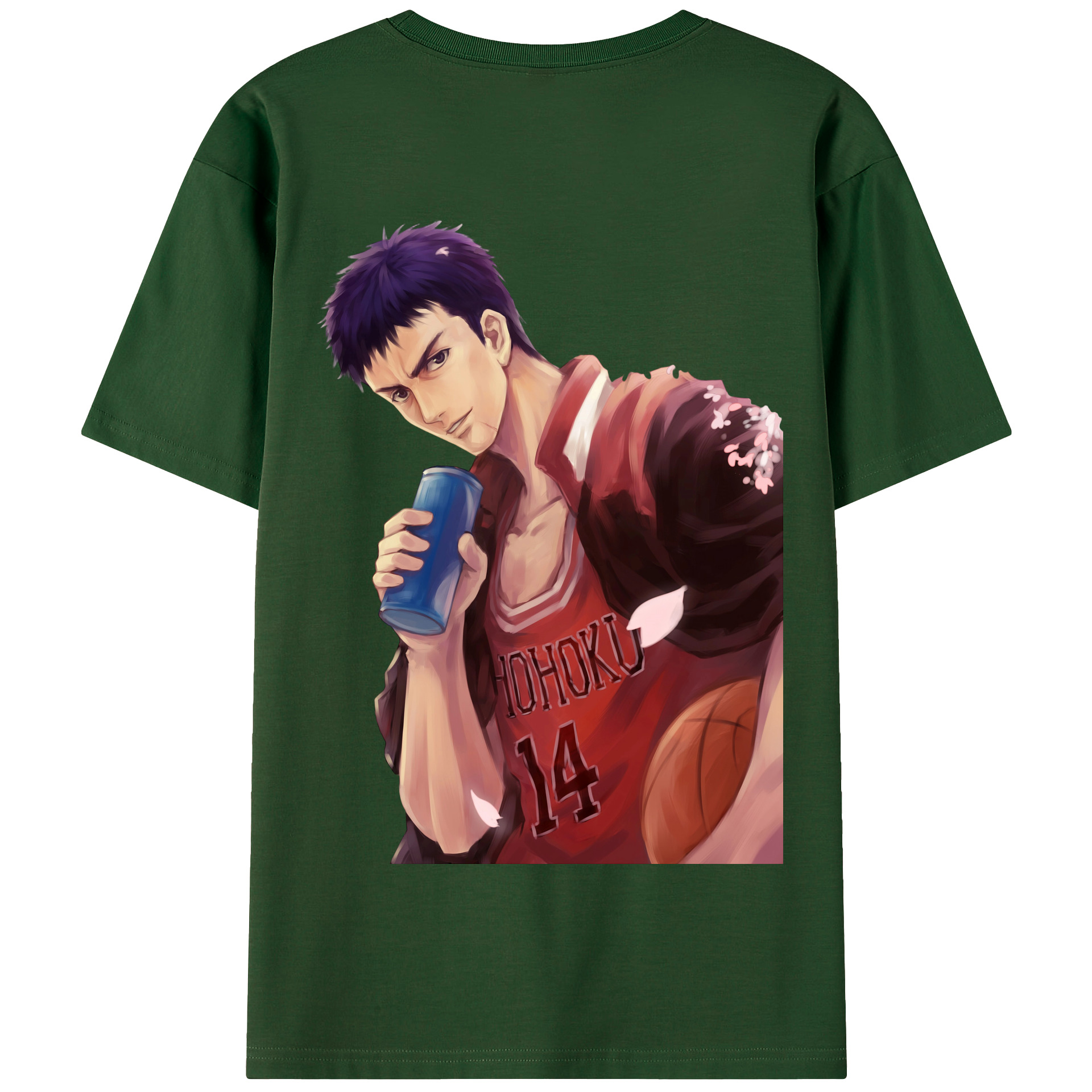 SLAM DUNK／スラムダンク 綿100％半袖Tシャツ（背面プリント）